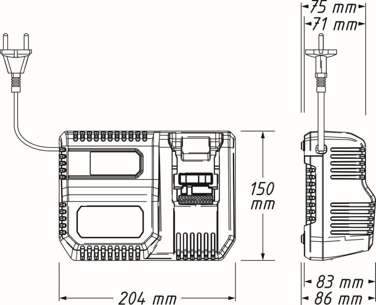 HAZET 9501-1018 Battery Charger