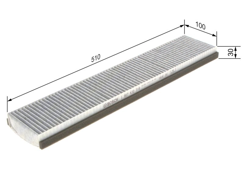 BOSCH 1 987 432 318 Filter, cabin air