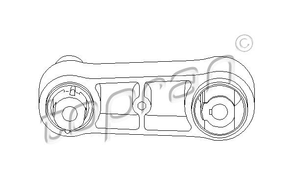 Опора, двигун, Topran 700522