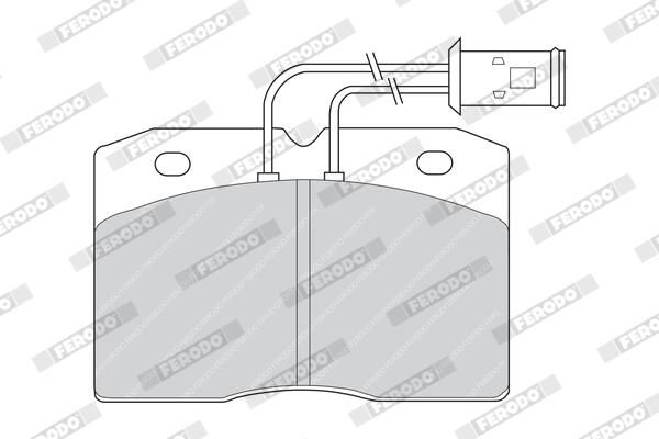 FERODO Plaquettes de frein à disque FVR511