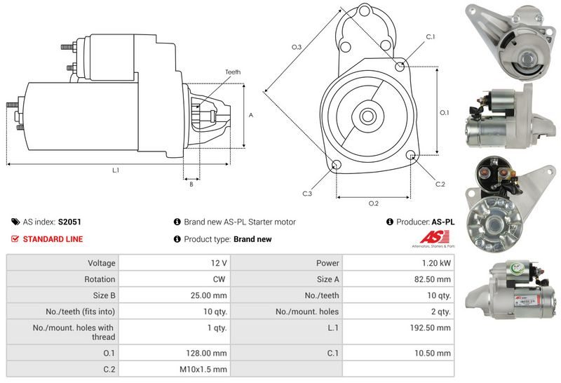 AS-PL S2051 Starter