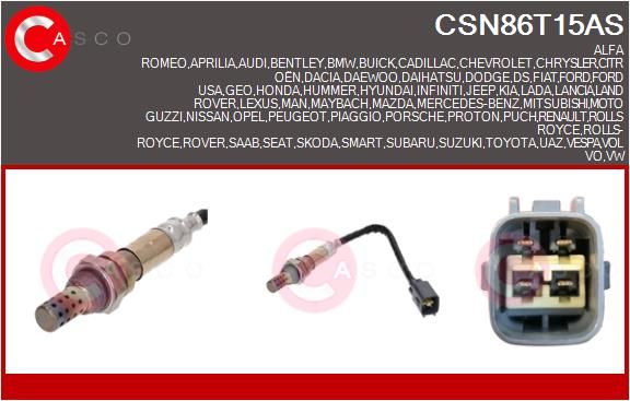 SONDA LAMBDA CASCO CSN86T15AS