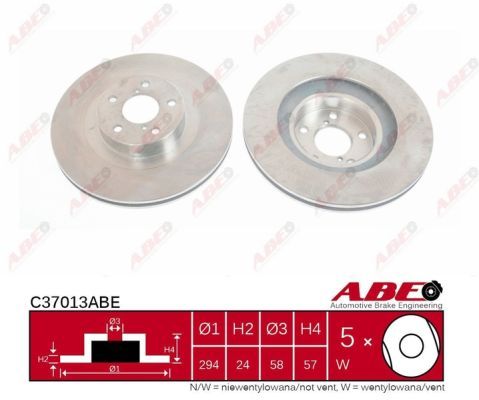 ABE C37013ABE Brake Disc