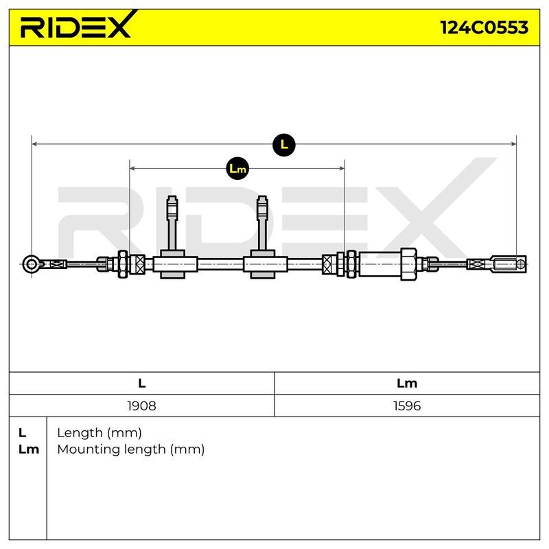 жило, ръчна спирачка RIDEX