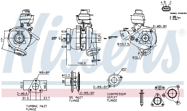 NISSENS Turbocharger 93630