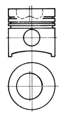 Product Image - Zuiger - 93230600 - KOLBENSCHMIDT