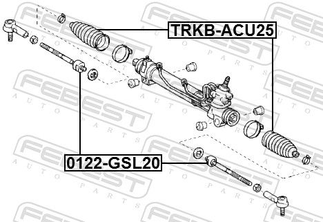 FEBEST 0122-GSL20 Inner Tie Rod