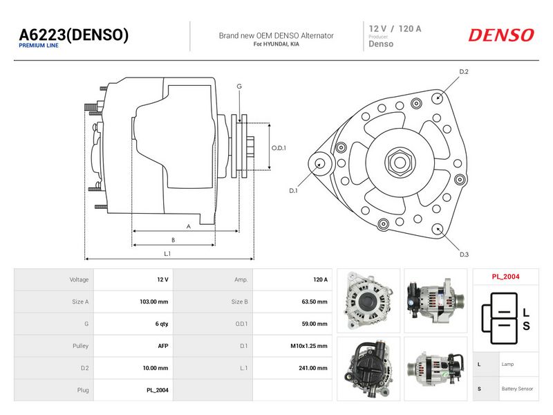 This part match OEM code: 37300-27021
