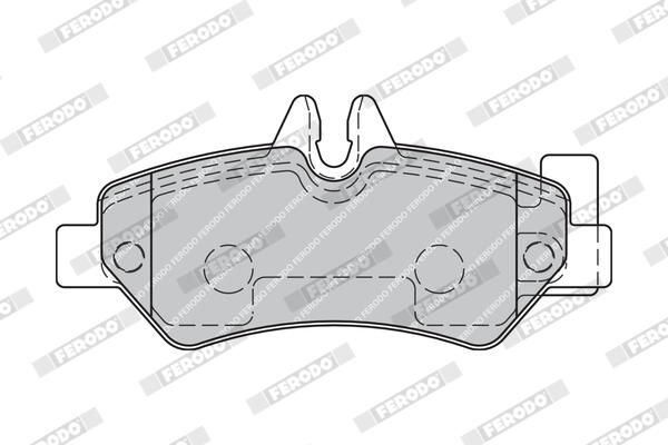 FERODO FVR1780 Brake Pad Set, disc brake