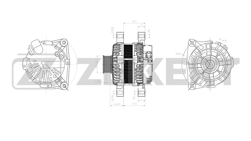 ZEKKERT GE-1001 Generatorius