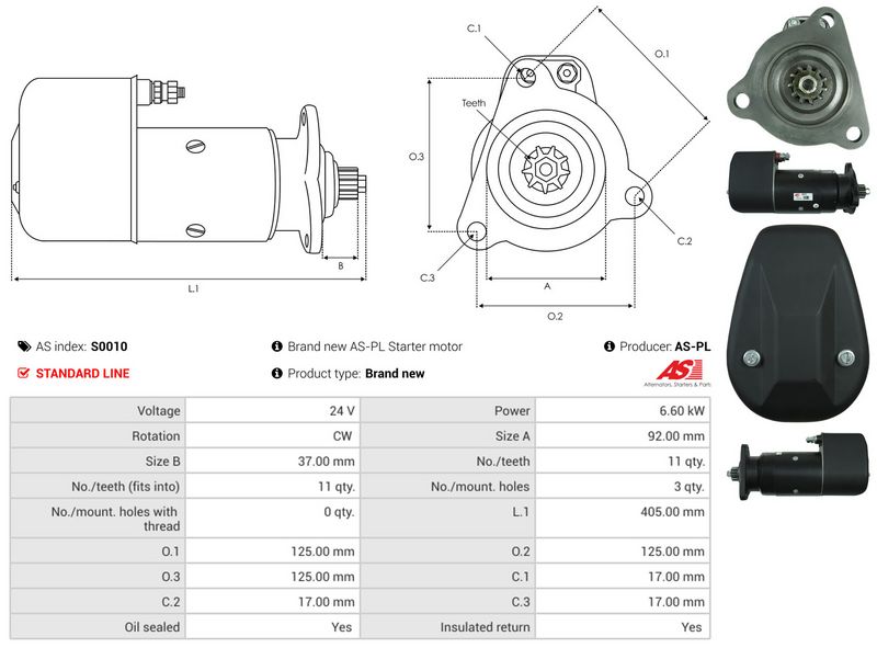 AS-PL S0010 Starter