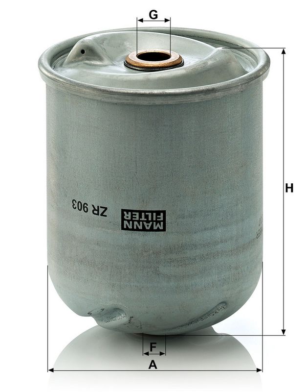 Oliefilter (centrifugaal oliefilter) past: DAF 85 CF, 95 XF, CF 75, CF 85, DB, XF 95  BOVA FUTURA, LEXIO, MAGIQ, SYNERGY  SOLARIS URBINO I, URBINO II  VAN HOOL A, T ISBe4-250B-XF355M 01.91-