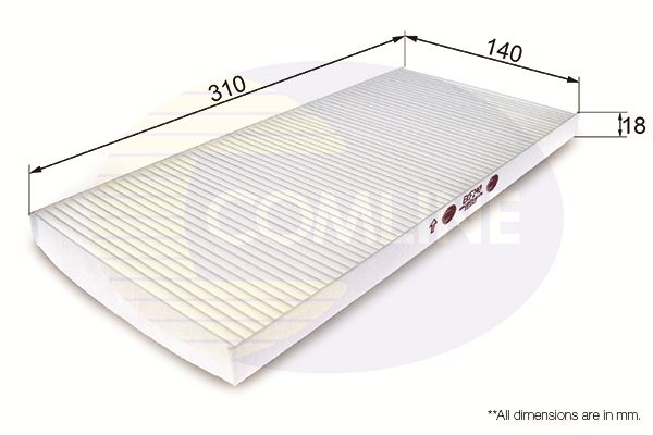 Comline EKF240 Filter, interior air