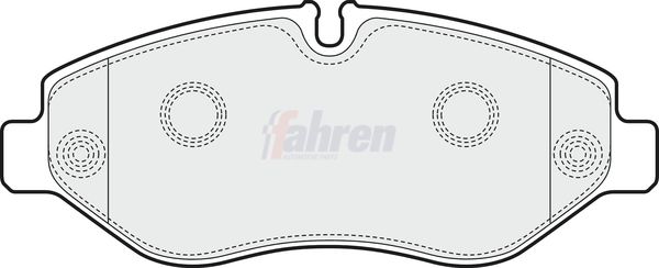 Fahren Brake Pad Set, disc brake FBP3110