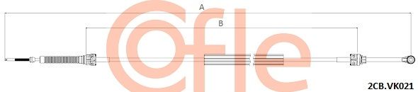 Тросовий привод, коробка передач, Cofle 92.2CB.VK021