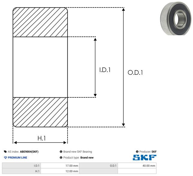 AS-PL ABE9004(SKF) Bearing