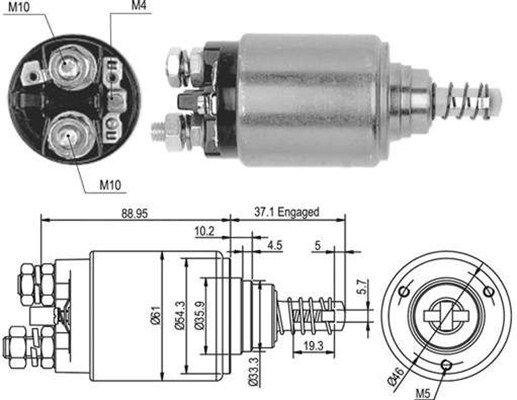 Магнітний перемикач, стартер, Magneti Marelli 940113050376