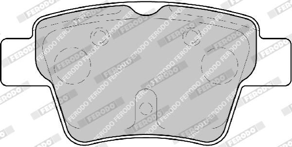 FERODO Plaquettes de frein à disque FDB1784