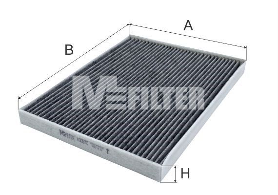 Фільтр салону Fiorino/Nemo 1.3HDi 10-/Combo 12- (вугільний)