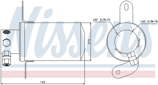 NISSENS 95228 Dryer, air conditioning