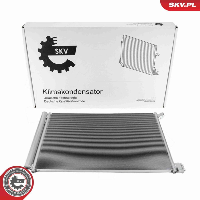 ESEN SKV 86SKV627 Condenser, air conditioning