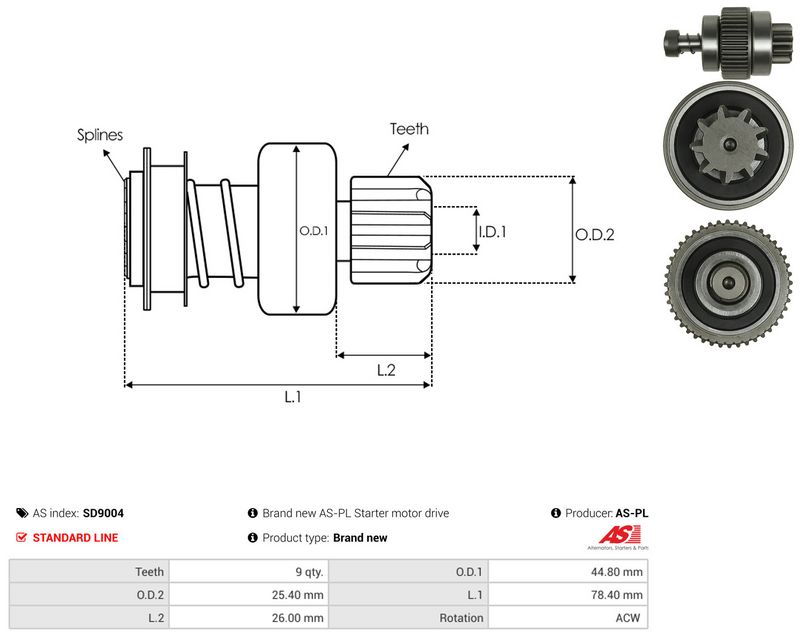 Vabajooks, starter, AS-PL SD9004