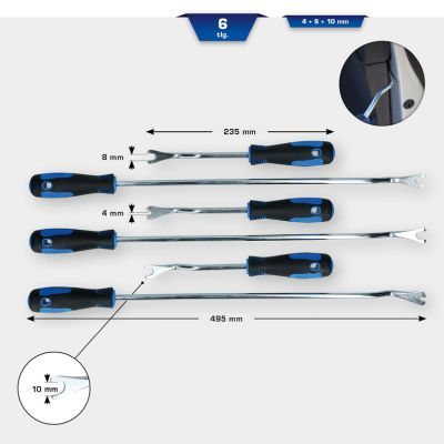 Set scule indepartare capitonaj usa KS TOOLS BT511045