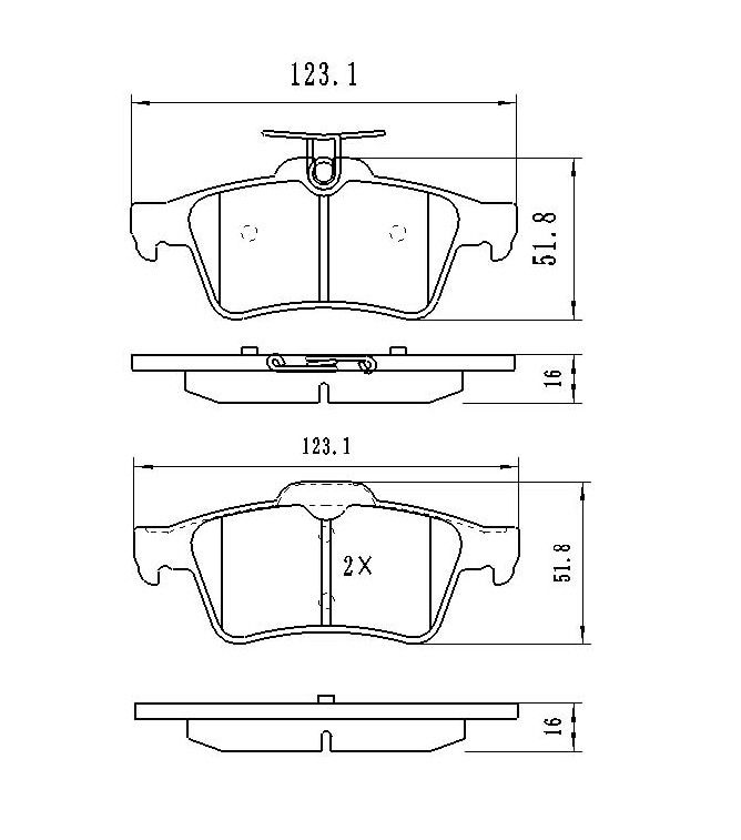 LTP 210037 - Brake Pad Set, Disc Brake