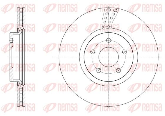 Гальмівний диск, Remsa 61561.10