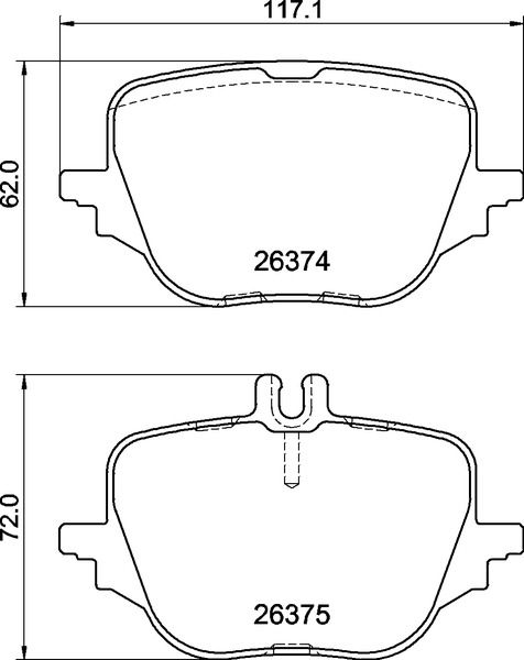 BREMBO P50169 Brake Pad Set, disc brake