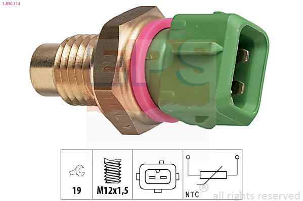 Sensor, temperatura del refrigerante