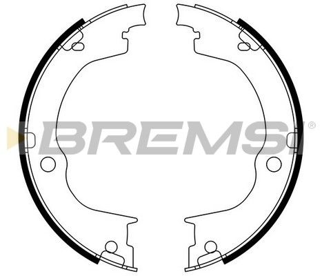 Комплект гальмівних колодок, стоянкове гальмо, Bremsi GF0360