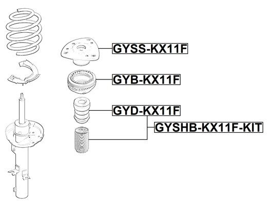 Vedruamordi tugilaager, FEBEST GYSS-KX11F
