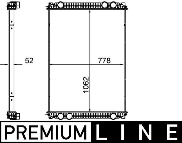 Product Image - Radiateur - CR1260000P - MAHLE