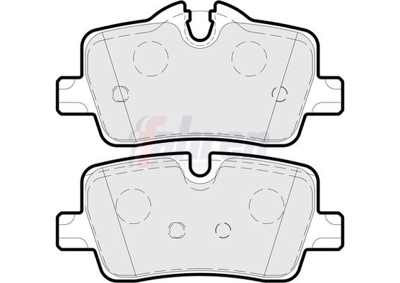 Fahren Brake Pad Set, disc brake FBP3932