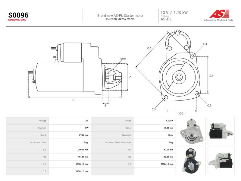 Starter, AS-PL S0096