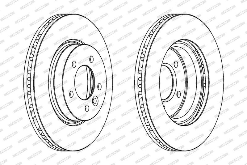 Disc frana DDF1430C-1 FERODO