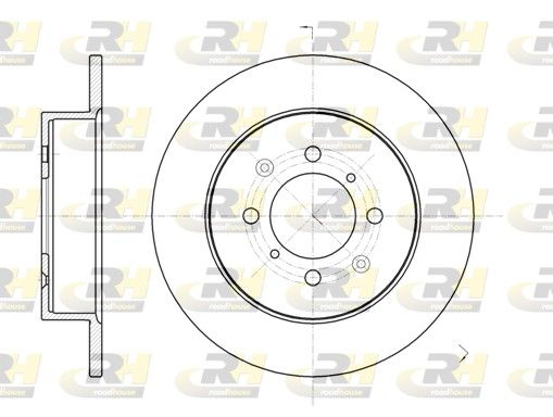 Гальмівний диск, Roadhouse 6732.00