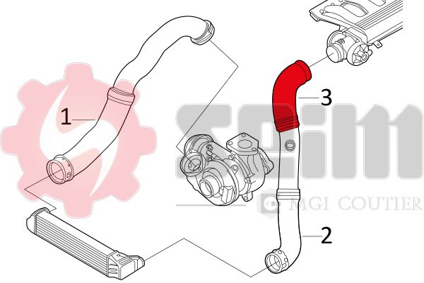 SEIM 981099 Charge Air Hose