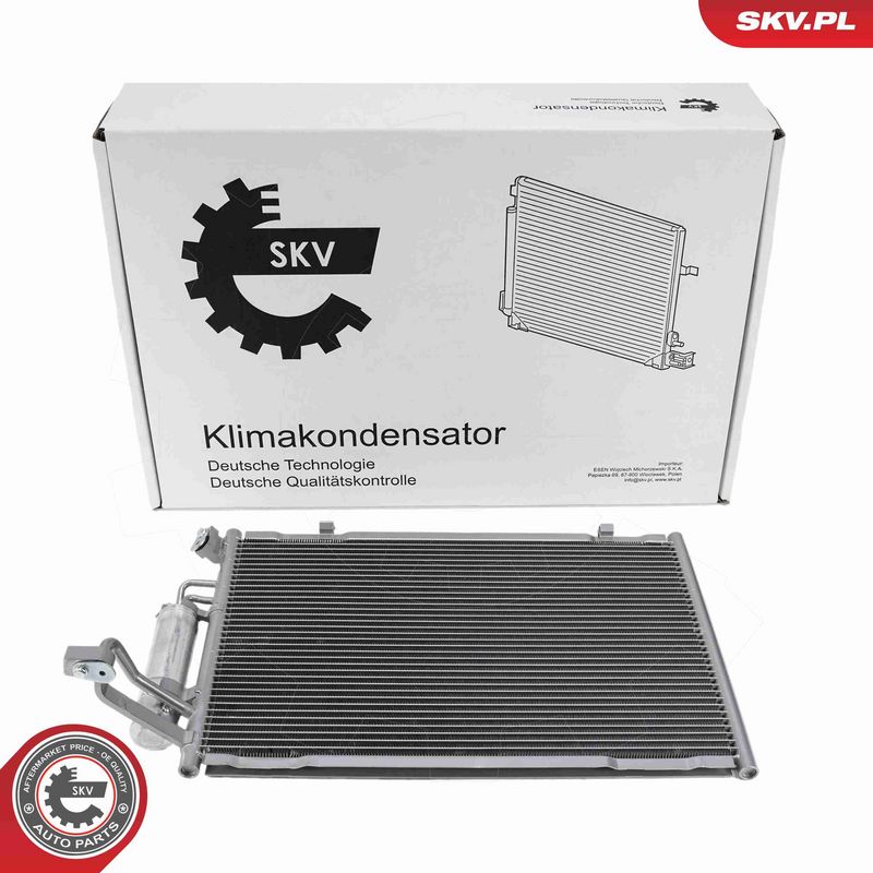 ESEN SKV 86SKV434 Condenser, air conditioning