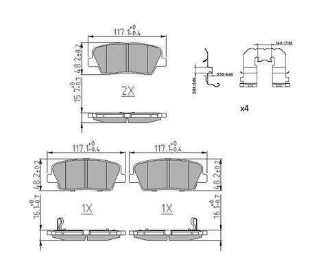 FERODO FDB5238 Brake Pad Set, disc brake