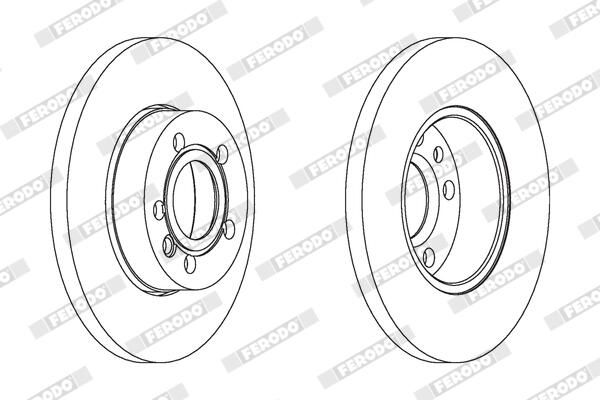 FERODO DDF1011C Brake Disc