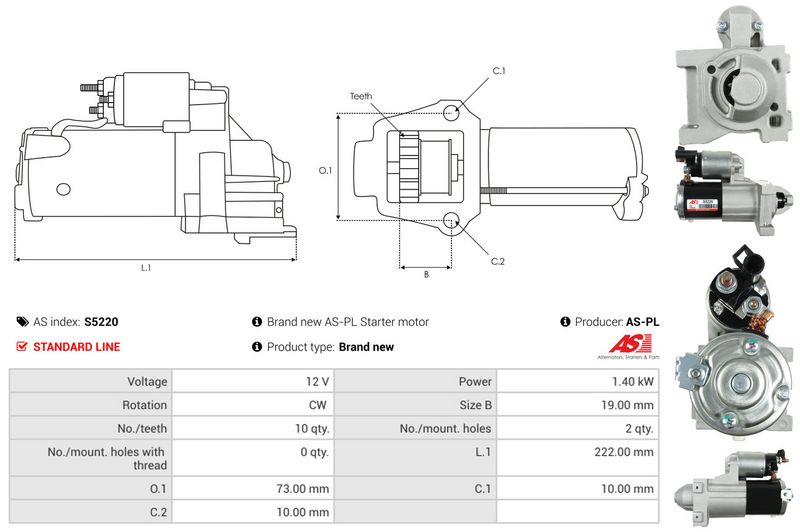 AS-PL S5220 Starter