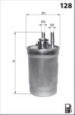 MISFAT Filtre à carburant M412