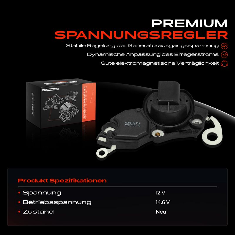 Frankberg 5481FB0053477 Alternator Regulator
