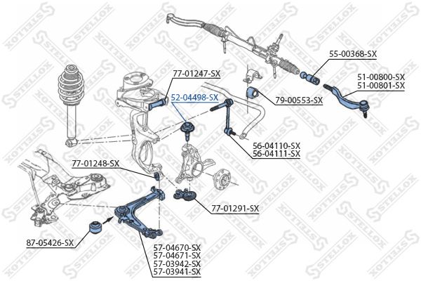 STELLOX 52-04498-SX Ball Joint