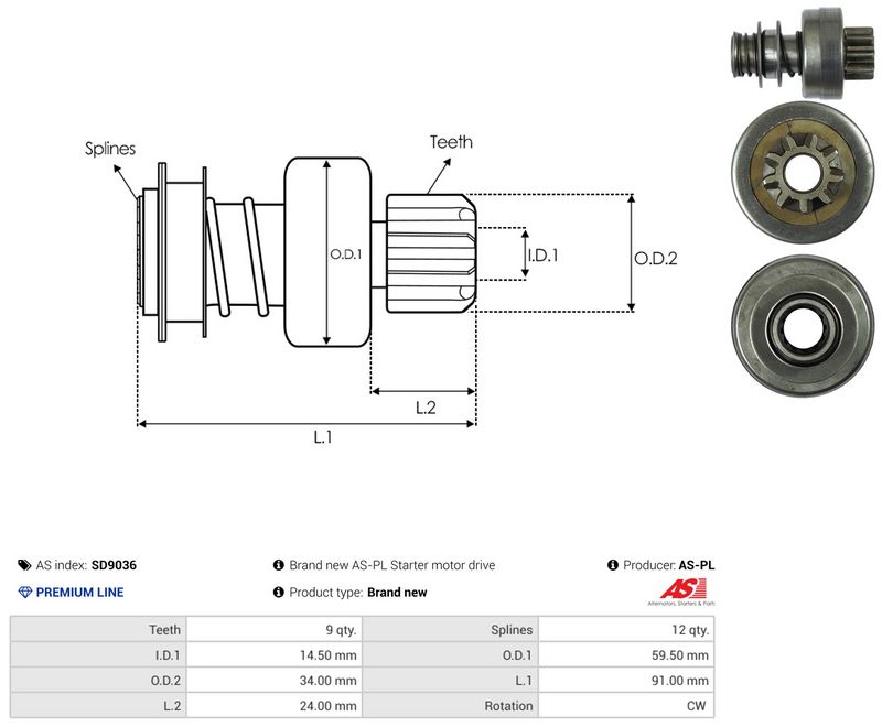 Vabajooks, starter, AS-PL SD9036