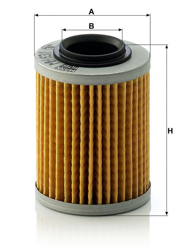 Õlifilter, MANN-FILTER MH 63, 1