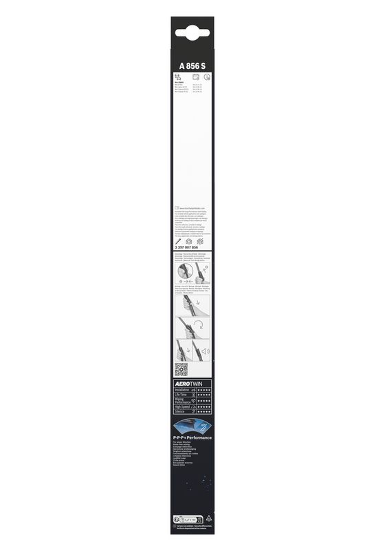 Klaasipuhastaja kumm, BOSCH 3 397 007 856