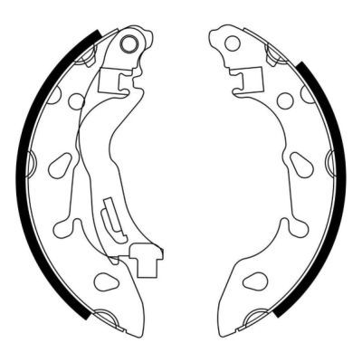 ABE C0F033ABE Brake Shoe Set